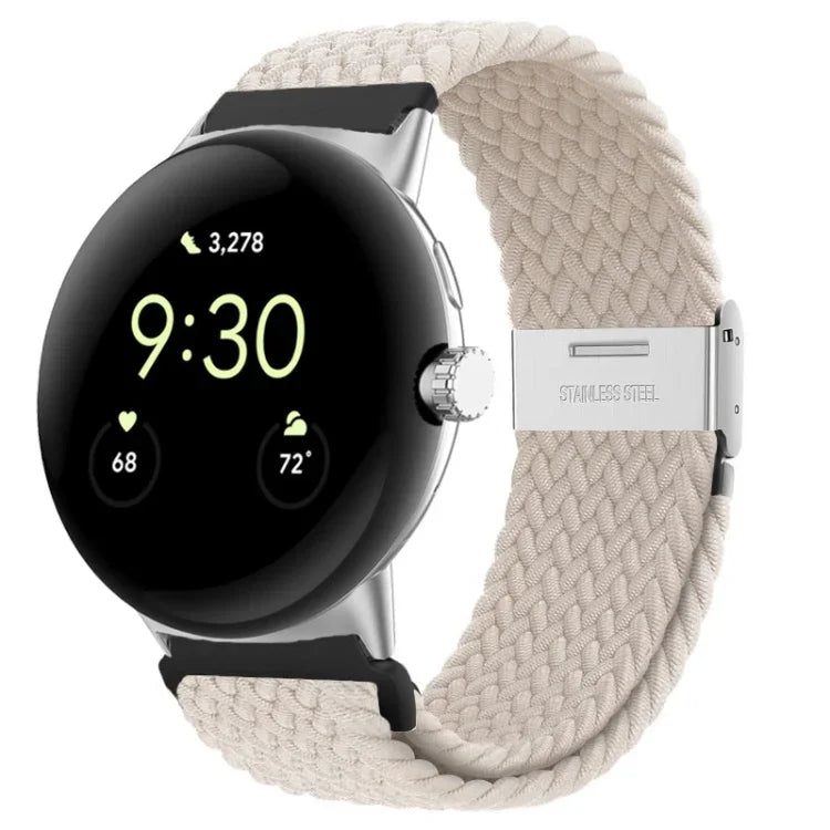Dây đồng hồ nylon khóa kim loại, dành cho Google Pixel Watch 4 / 3 / 2 / 1 41mm