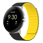 Two-section Magnetic Silicone Watch Band, For Google Pixel Watch 4 / 3 / 2 / 1 41mm
