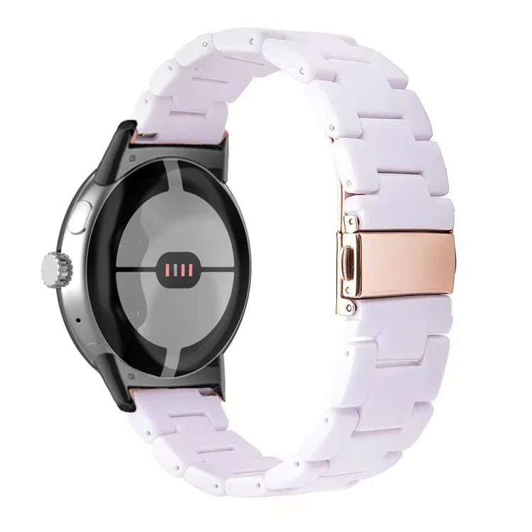 Dây đồng hồ nhựa resin 3 hạt, dành cho Google Pixel Watch 4 / 3 / 2 / 1 41mm