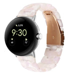 Dây đồng hồ nhựa resin 3 hạt, dành cho Google Pixel Watch 4 / 3 / 2 / 1 41mm