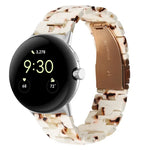 Dây đồng hồ nhựa resin 3 hạt, dành cho Google Pixel Watch 4 / 3 / 2 / 1 41mm