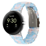 Dây đồng hồ nhựa resin 3 hạt, dành cho Google Pixel Watch 4 / 3 / 2 / 1 41mm