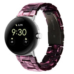 Dây đồng hồ nhựa resin 3 hạt, dành cho Google Pixel Watch 4 / 3 / 2 / 1 41mm