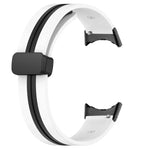 Dây đồng hồ silicone khóa gập hai màu, cho Google Pixel Watch 4 / 3 / 2 / 1 41mm