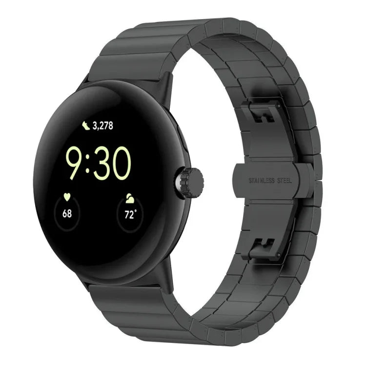Dây đồng hồ kim loại khóa bướm một hạt, cho Google Pixel Watch 4 / 3 / 2 / 1 41mm
