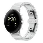 Dây đồng hồ kim loại khóa bướm một hạt, cho Google Pixel Watch 4 / 3 / 2 / 1 41mm