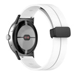 Dây đồng hồ silicone khóa gập màu trơn, cho Google Pixel Watch 4 / 3 / 2 / 1 41mm