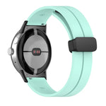 Dây đồng hồ silicone khóa gập màu trơn, cho Google Pixel Watch 4 / 3 / 2 / 1 41mm