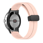 Dây đồng hồ silicone khóa gập màu trơn, cho Google Pixel Watch 4 / 3 / 2 / 1 41mm