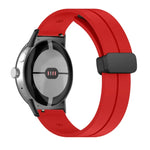 Dây đồng hồ silicone khóa gập màu trơn, cho Google Pixel Watch 4 / 3 / 2 / 1 41mm