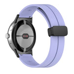 Dây đồng hồ silicone khóa gập màu trơn, cho Google Pixel Watch 4 / 3 / 2 / 1 41mm