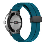Dây đồng hồ silicone khóa gập màu trơn, cho Google Pixel Watch 4 / 3 / 2 / 1 41mm