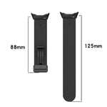 Dây đồng hồ silicone khóa gập màu trơn, cho Google Pixel Watch 4 / 3 / 2 / 1 41mm