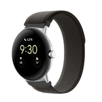 Dây đồng hồ nylon kết nối vòng bạc, cho Google Pixel Watch 4 / 3 / 2 / 1 41mm