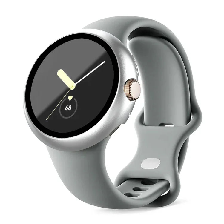 Ốp bảo vệ đồng hồ tích hợp kính cường lực PC mờ, cho Google Pixel Watch