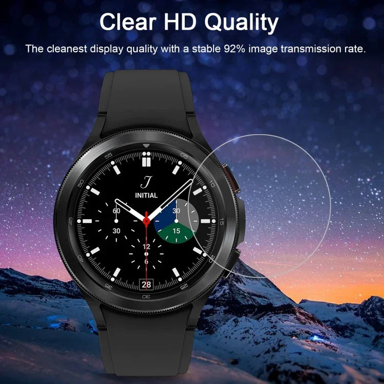 Miếng dán kính cường lực 0.26mm 2.5D 9H cho màn hình đồng hồ, dành cho Samsung Galaxy Watch4 Classic 46mm, dành cho Samsung Galaxy Watch4 40mm
