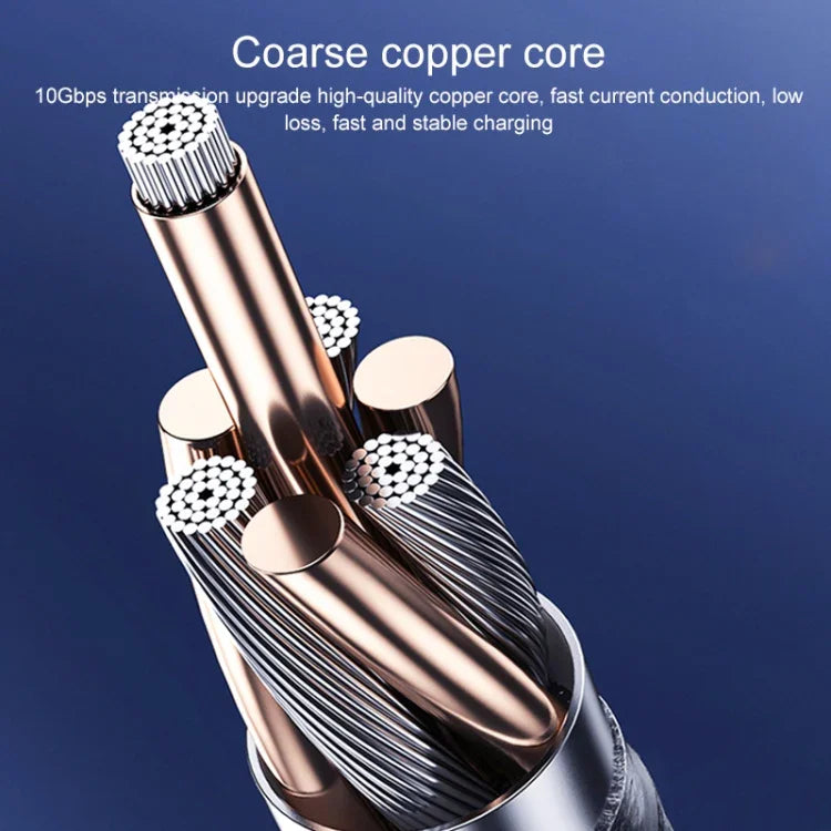 Dây cáp dữ liệu cong stereo USB-C/Type-C đực sang USB-C/Type-C đực 100W cho Steam Deck Gen2, dài 0.5m, 1m, 1.5m, 2m, 3m