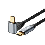 Dây cáp dữ liệu cong stereo USB-C/Type-C đực sang USB-C/Type-C đực 100W cho Steam Deck Gen2, dài 0.5m, 1m, 1.5m, 2m, 3m