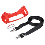 Ốp silicone có dây đeo vai cho loa Bluetooth di động, màu đen, đỏ, xanh dương