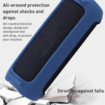 Ốp silicone có dây đeo vai cho loa Bluetooth di động, màu đen, đỏ, xanh dương