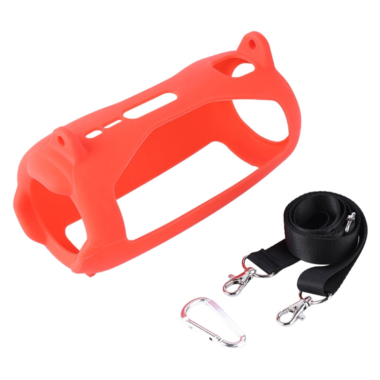 Ốp silicone có dây đeo vai cho loa Bluetooth hiệu ứng đèn màu, dành cho JBL Pulse 5 màu đen, dành cho JBL Pulse 5 màu đỏ, dành cho JBL Pulse 5 màu xanh dương
