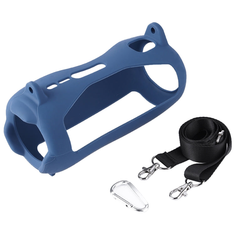 Ốp silicone có dây đeo vai cho loa Bluetooth hiệu ứng đèn màu, dành cho JBL Pulse 5 màu đen, dành cho JBL Pulse 5 màu đỏ, dành cho JBL Pulse 5 màu xanh dương
