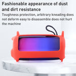 Ốp silicone có dây đeo vai cho loa Bluetooth hiệu ứng đèn màu, dành cho JBL Pulse 5 màu đen, dành cho JBL Pulse 5 màu đỏ, dành cho JBL Pulse 5 màu xanh dương