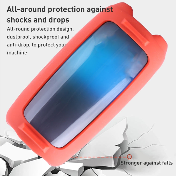 Ốp silicone có dây đeo vai cho loa Bluetooth hiệu ứng đèn màu, dành cho JBL Pulse 5 màu đen, dành cho JBL Pulse 5 màu đỏ, dành cho JBL Pulse 5 màu xanh dương