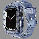 TPU Integrated Case Watch Band, For Apple Watch Series 9&8&7 41mm/SE2025&SE 2&6&SE&5&4 40mm, For Apple Watch Series 9&8&7 45mm/SE2025&SE 2&6&SE&5&4 44mm