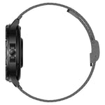 Đồng hồ thông minh CF12 dây thép chống nước 1.2 inch Hỗ trợ theo dõi nhịp tim / huyết áp, Dây thép CF12 (Đen)
