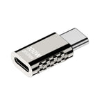 Bộ chuyển đổi hợp kim kẽm Type-C đực sang Type-C cái 100W 20Gbps, Type-C đực sang Type-C cái uốn cong bên, Type-C đực sang Type-C cái góc thẳng đứng, Type-C đực sang Type-C cái uốn cong trung bình, Type-C đực sang Type-C cái thẳng