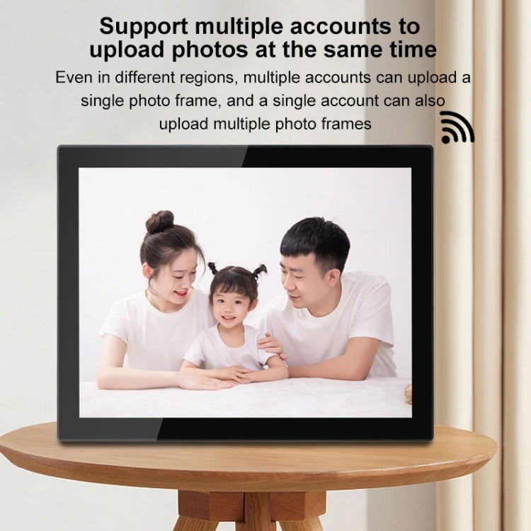 Khung ảnh đám mây WiFi màn hình IPS 15 inch, RK3126C lõi tứ lên đến 1.5GHz, Android 6.0, 1GB+16GB, phích cắm Úc, Mỹ, EU, Anh