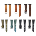 Dây đồng hồ da thật Crazy Horse, Dành cho Apple Watch Series 8&7 41mm / SE 2&6&SE&5&4 40mm, Dành cho Apple Watch Ultra 49mm / Series 8&7 45mm / SE 2&6&SE&5&4 44mm