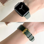 Dây đồng hồ da lụa, Dành cho Apple Watch Series 8&7 41mm / SE 2&6&SE&5&4 40mm, Dành cho Apple Watch Ultra 49mm / Series 8&7 45mm / SE 2&6&SE&5&4 44mm