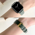 Dây đồng hồ da lụa, Dành cho Apple Watch Series 8&7 41mm / SE 2&6&SE&5&4 40mm, Dành cho Apple Watch Ultra 49mm / Series 8&7 45mm / SE 2&6&SE&5&4 44mm