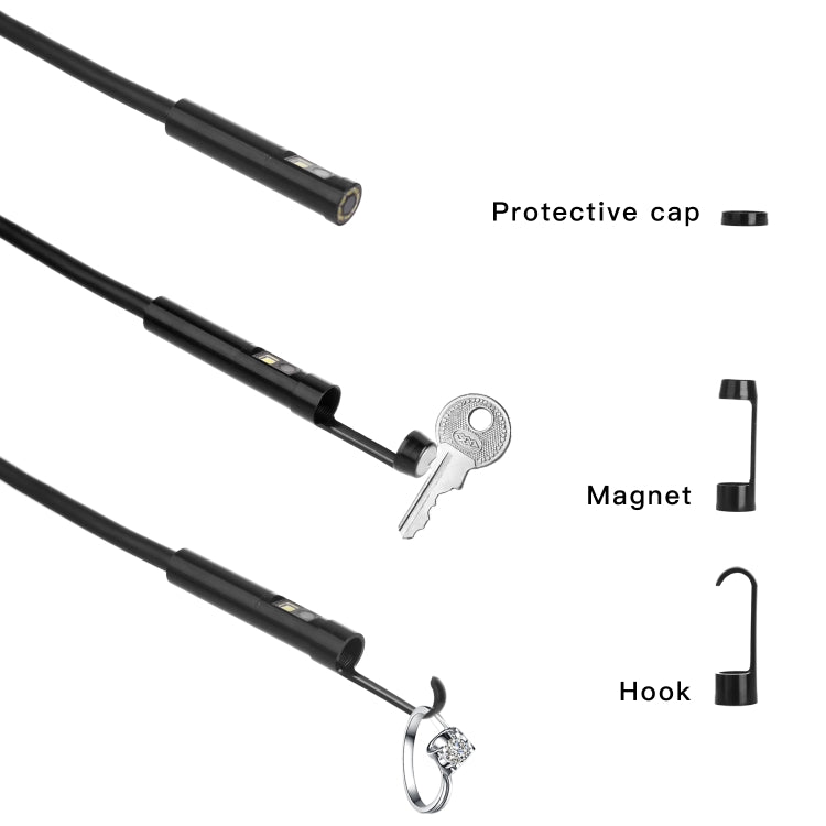 Nội soi P50 4.5 inch camera kép có màn hình, dài 2m, 5m, 10m