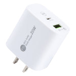 Sạc nhanh PD 20W USB-C/Type-C+QC 3.0 USB, thông số kỹ thuật: phích cắm Mỹ