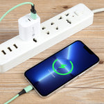 Sạc nhanh PD 20W USB-C/Type-C+QC 3.0 USB, thông số kỹ thuật: phích cắm Mỹ