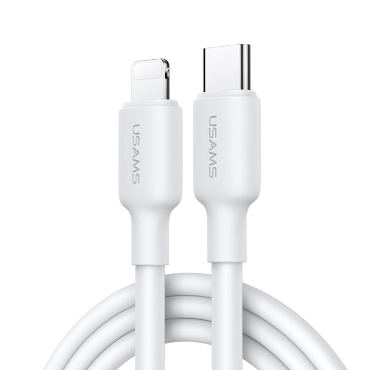 USAMS US-SJ610 U84 Cáp Sạc Dữ Liệu PD20W USB-C / Type-C sang 8 Pin, PD20W 8 Pin 1m