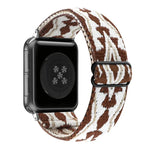 Dây đồng hồ co giãn khóa kiểu dân tộc, Dành cho Apple Watch Series 7 41mm / 6 & SE & 5 & 4 40mm, Dành cho Apple Watch Ultra 49mm / Series 8&7 45mm / SE 2&6&SE&5&4 44mm