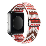 Dây đồng hồ co giãn khóa kiểu dân tộc, Dành cho Apple Watch Series 7 41mm / 6 & SE & 5 & 4 40mm, Dành cho Apple Watch Ultra 49mm / Series 8&7 45mm / SE 2&6&SE&5&4 44mm