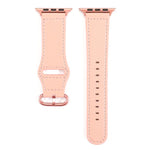 Dây đồng hồ da thật màu trơn, Dành cho Apple Watch Series 7 41mm / 6 & SE & 5 & 4 40mm / 3 & 2 & 1 38mm, Dành cho Apple Watch Series 7 45mm / 6 & SE & 5 & 4 44mm / 3 & 2 & 1 42mm
