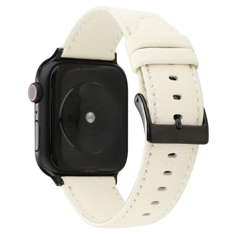 Dây đồng hồ da bê họa tiết vân da, Dành cho Apple Watch Series 8&7 41mm / SE 2&6&SE&5&4 40mm / 3&2&1 38mm, Dành cho Apple Watch Series 7 45mm / 6 & SE & 5 & 4 44mm / 3 & 2 & 1 42mm, Dành cho Apple Watch Series 7 41mm / 6 & SE & 5 & 4 40mm / 3 & 2 & 1 38mm