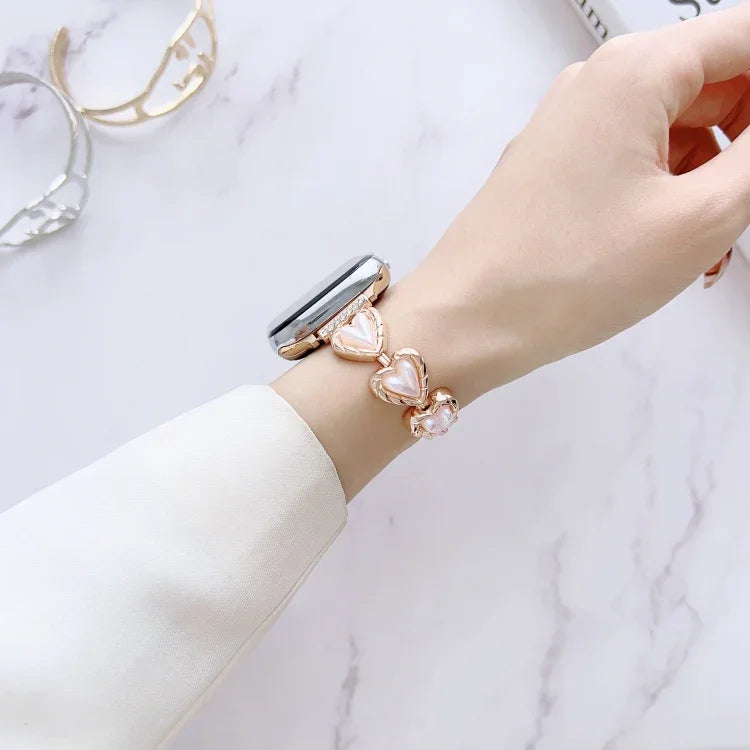 Dây đồng hồ vòng tay kim loại, Dành cho Apple Watch Series 8&7 45mm / SE 2&6&SE&5&4 44mm, Dành cho Apple Watch Series 8&7 41mm / SE 2&6&SE&5&4 40mm