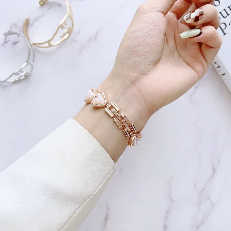Dây đồng hồ vòng tay kim loại, Dành cho Apple Watch Series 8&7 45mm / SE 2&6&SE&5&4 44mm, Dành cho Apple Watch Series 8&7 41mm / SE 2&6&SE&5&4 40mm