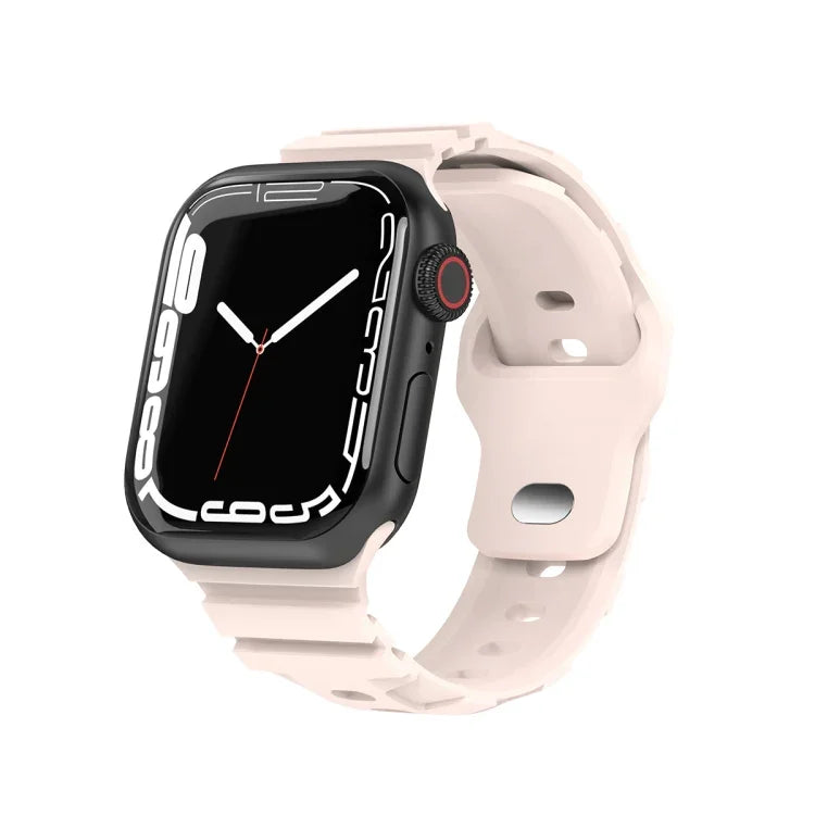 Sports Silicone Watch Band, For Apple Watch Series 8&7 41mm, For Apple Watch Series 8&7 45mm