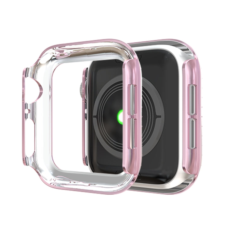 Ốp bảo vệ PC đính kim cương hai hàng, dành cho Apple Watch Series 6 / 5 / 4 / SE 2025 / 2023 / 2022 40mm, dành cho Apple Watch Series 3 & 2 & 1 42mm