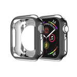 Ốp bảo vệ TPU mạ phủ lỗ tròn rỗng, dành cho Apple Watch Series 3 & 2 & 1 38mm, dành cho Apple Watch Series 6 / 5 / 4 / SE 2025 / 2023 / 2022 44mm