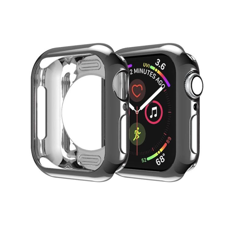 Ốp bảo vệ TPU mạ phủ lỗ tròn rỗng, dành cho Apple Watch Series 3 & 2 & 1 38mm, dành cho Apple Watch Series 6 / 5 / 4 / SE 2025 / 2023 / 2022 44mm