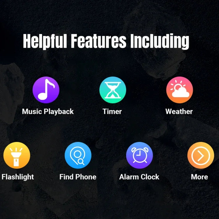 Đồng hồ thông minh Rogbid Tank S2 màn hình IPS 1.83 inch, Hỗ trợ gọi Bluetooth / huyết áp / theo dõi giấc ngủ, S2 (Đen)